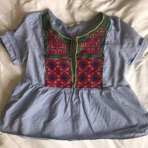 American Eagle Top with Embroidery